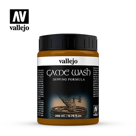 Vallejo Sepia Wash 200ml Bottle Hobby and Model Acrylic Paint #73300