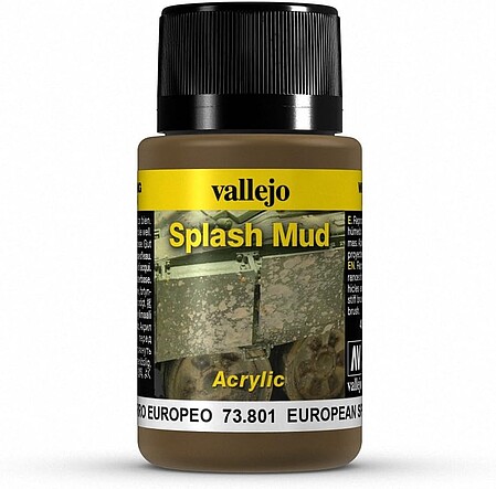 Vallejo European Splash Mud effect (40ml Bottle) Hobby and Model Acrylic Paint #73801