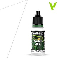 Vallejo Game Air Dead White (18ml bottle) Hobby and Plastic Model Acrylic Paint #76001