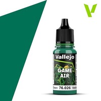 Vallejo Game Air Jade Green (18ml bottle) Hobby and Plastic Model Acrylic Paint #76026