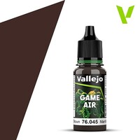 Vallejo Game Air Charred Brown (18ml bottle) Hobby and Plastic Model Acrylic Paint #76045