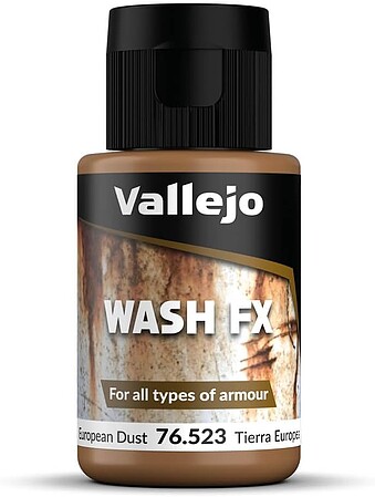 Vallejo European Dust Model Wash (35ml Bottle) Hobby and Model Acrylic Paint #76523