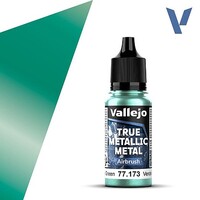 Vallejo True Metallic airbrush Beetle Green