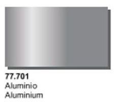 Vallejo Aluminum Metal Color (32ml Bottle) Hobby and Model Acrylic Paint #77701