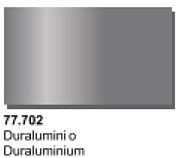 Vallejo Duraluminum Metal Color (32ml Bottle) Hobby and Model Acrylic Paint #77702