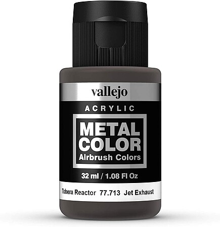 Vallejo Jet Exhaust Metal Color (32ml Bottle) Hobby and Model Acrylic Paint #77713