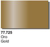Vallejo Gold Metal Color (32ml Bottle) Hobby and Model Acrylic Paint #77725