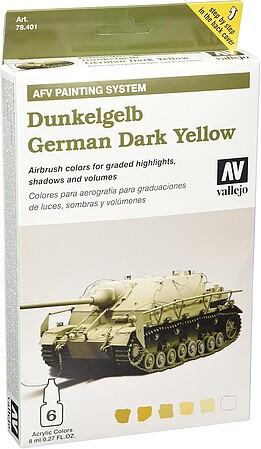 Vallejo: Primer, German Dark Yellow 200 ml.