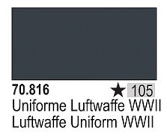 Vallejo (bulk of 6) 17ml Bottle German WWII Luftwaffe Uniform Blue Model Color (6/Bx) Vallejo (bulk of 6) 17ml Bottle German WWII Luftwaffe Uniform Blue Model Color (6/Bx)