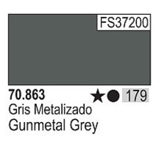 17ml Bottle Gun Metal Grey Model Color (6/Bx)