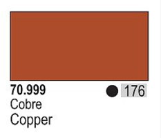 Vallejo (bulk of 6) 17ml Bottle Copper Model Color (6/Bx) Vallejo (bulk of 6) 17ml Bottle Copper Model Color (6/Bx)