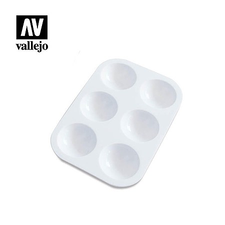 Vallejo Small Plastic Palette (13X9 cm) Hobby and Model Paint Supply Tool #hs120