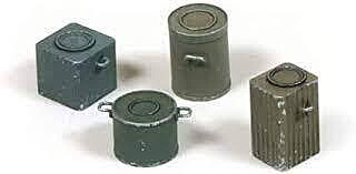 Vallejo WWII German Food Containers (unpainted) Plastic Model Military Diorama 1/35 Scale #sc224
