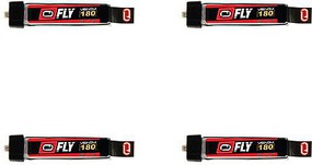 Venom 180mAh 1S 3.7V 45C LiPo FLY EFlite MCX Plug (4) Venom 180mAh 1S 3.7V 45C LiPo FLY EFlite MCX Plug (4)