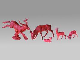 ho scale deer