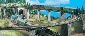 Vollmer Deck Bridge Kit for 40mm Track HO Scale Model Railroad Bridge #42547