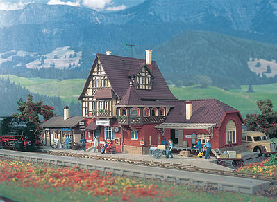 Vollmer Wildbach Station Kit HO Scale Model Railroad Building #43512