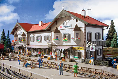 Vollmer Burghausen Station Kit HO Scale Model Railroad Building #43522