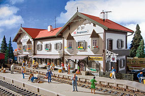 Vollmer Burghausen Station Kit HO Scale Model Railroad Building #43522 Vollmer Burghausen Station Kit HO Scale Model Railroad Building #43522