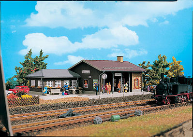 Vollmer Railway Station Schonwies Kit HO Scale Model Railroad Building #43525