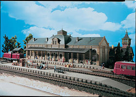 Vollmer Nordstadt Station Kit HO Scale Model Railroad Building #43561 Vollmer Nordstadt Station Kit HO Scale Model Railroad Building #43561
