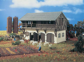 Vollmer Goat Shed Kit HO Scale Model Railroad Building #43737 Vollmer Goat Shed Kit HO Scale Model Railroad Building #43737