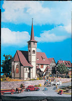Vollmer Ditzingen Church Kit HO Scale Model Railroad Building #43769 Vollmer Ditzingen Church Kit HO Scale Model Railroad Building #43769