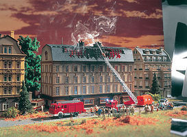 Vollmer Burning IRS Office Kit HO Scale Model Railroad Building #43785 Vollmer Burning IRS Office Kit HO Scale Model Railroad Building #43785