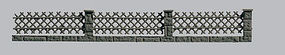 Vollmer Ornate Fence Approximately 74-3/4'' HO Scale Model Railroad Building Accessory #45011