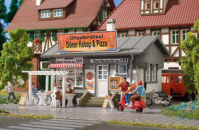 Vollmer Utzelbrutzel Snack Bar Kit HO Scale Model Railroad Building #45151 Vollmer Utzelbrutzel Snack Bar Kit HO Scale Model Railroad Building #45151