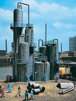 Vollmer Oil Refinery Kit HO Scale Model Railroad Building #45525 Vollmer Oil Refinery Kit HO Scale Model Railroad Building #45525
