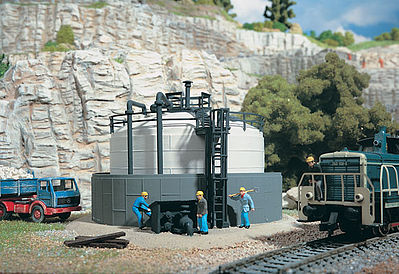 Vollmer Diesel Tank Kit HO Scale Model Railroad Building #45530