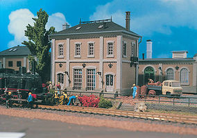 Vollmer Two Story Factory Building Kit HO Scale Model Railroad Building #45610 Vollmer Two Story Factory Building Kit HO Scale Model Railroad Building #45610