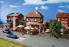 Vollmer The Old Signal Box Brewery Kit HO Scale Model Railroad Building #45611