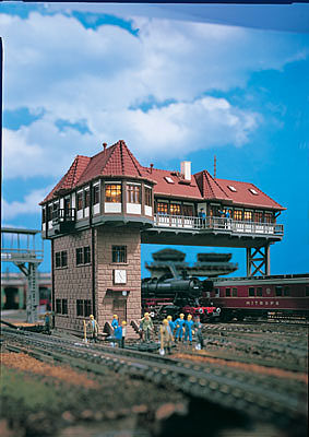 Vollmer Gantry Style Signal Tower Stuttgart Kit HO Scale Model Railroad Building #45735