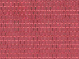Vollmer Red Roof Tile (5) HO Scale Model Railroad Building Accessory #46026 Vollmer Red Roof Tile (5) HO Scale Model Railroad Building Accessory #46026