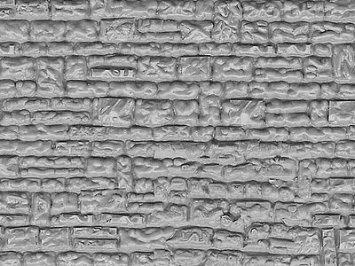 Vollmer Stone Wall (5) HO Scale Model Railroad Building Accessory #46031