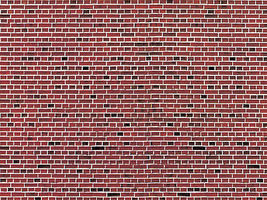 Vollmer Stone Pattern Embossed Paper Red Brick HO Scale Model Railroad Building Accessory #46042