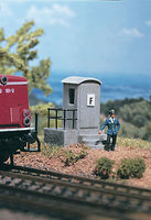 Vollmer Telephone Hut Kit HO Scale Model Railroad Building #46509 Vollmer Telephone Hut Kit HO Scale Model Railroad Building #46509