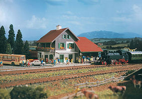 Vollmer Farm House or Village Station Kit N Scale Model Railroad Building #47521 Vollmer Farm House or Village Station Kit N Scale Model Railroad Building #47521