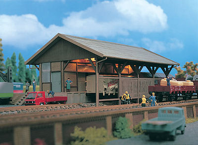 Vollmer Freight Shed Kit N Scale Model Railroad Building #47539
