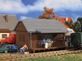 Vollmer Freight Shed Goods Shed Kit N Scale Model Railroad Building #47575 Vollmer Freight Shed Goods Shed Kit N Scale Model Railroad Building #47575