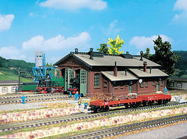 Vollmer Double Track Engine Shed Kit N Scale Model Railroad Building #47608 Vollmer Double Track Engine Shed Kit N Scale Model Railroad Building #47608