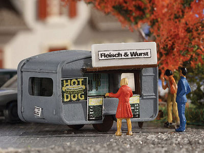 Vollmer Hot Dog Stand Concession Trailer N Scale Model Railroad Building #47619