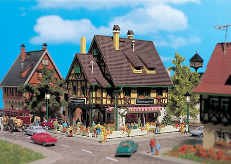 Vollmer Florist Shop Kit N Scale Model Railroad Building #47692