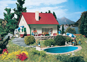 Vollmer Bungalow Kit N Scale Model Railroad Building #47700
