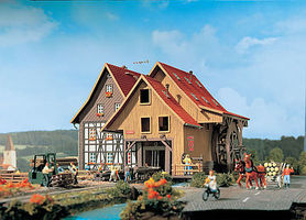 Vollmer Sawmill Kit N Scale Model Railroad Building #47713 Vollmer Sawmill Kit N Scale Model Railroad Building #47713
