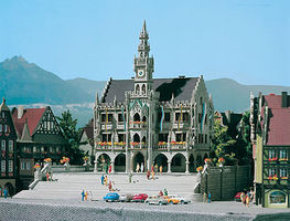 Vollmer City Hall Kit N Scale Model Railroad Building #47761