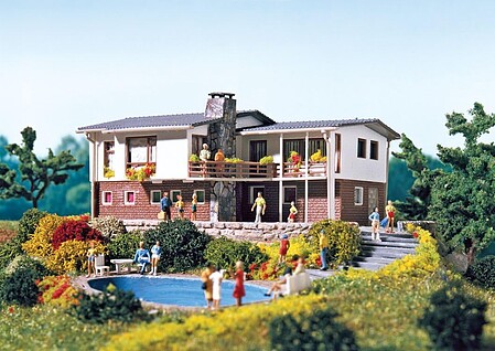 Vollmer Bungalow Kit N Scale Model Railroad Building #47762