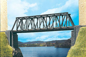 Vollmer Large Truss Bridge Kit N Scale Model Railroad Bridge #47801 Vollmer Large Truss Bridge Kit N Scale Model Railroad Bridge #47801